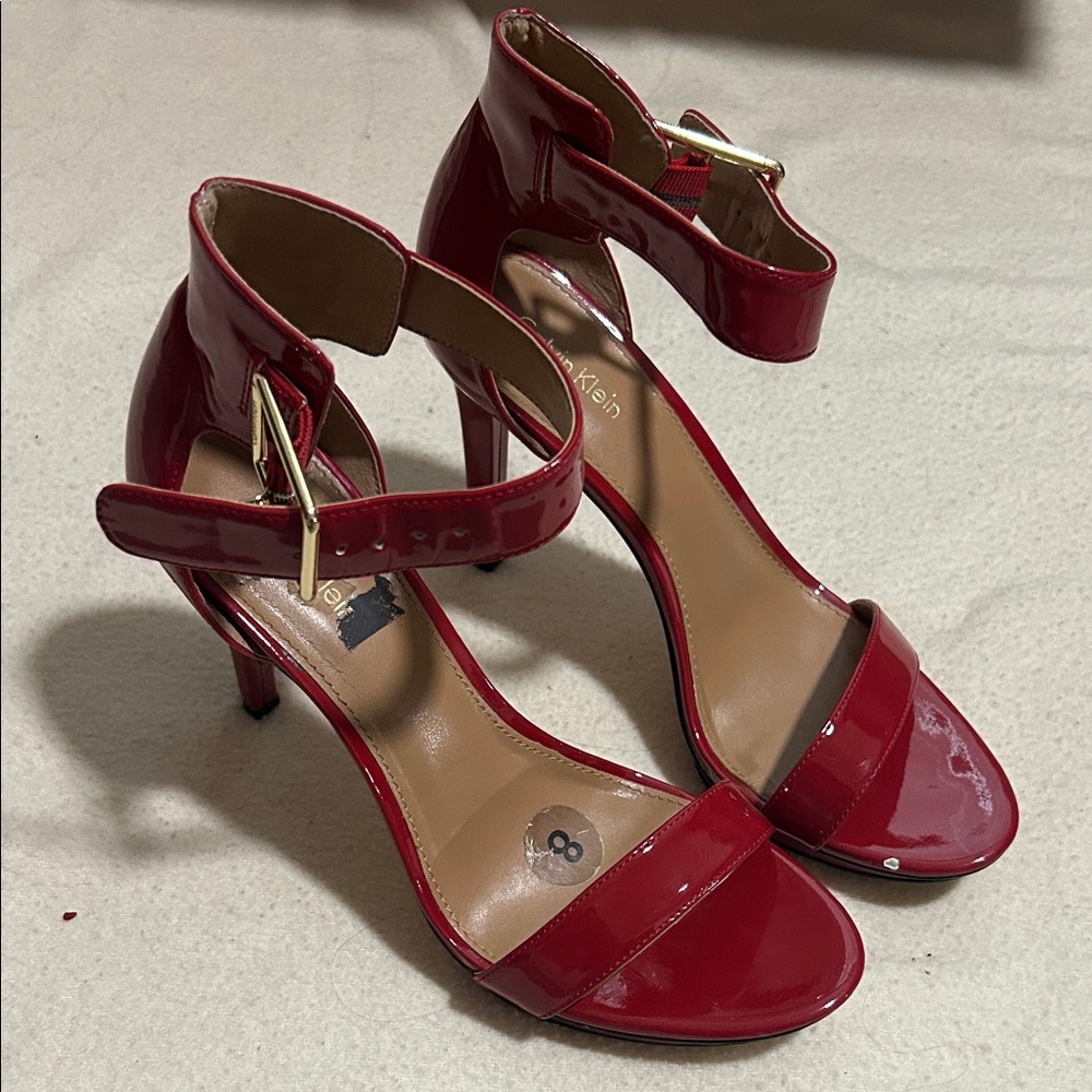 Calvin Klein Women's Red Heels